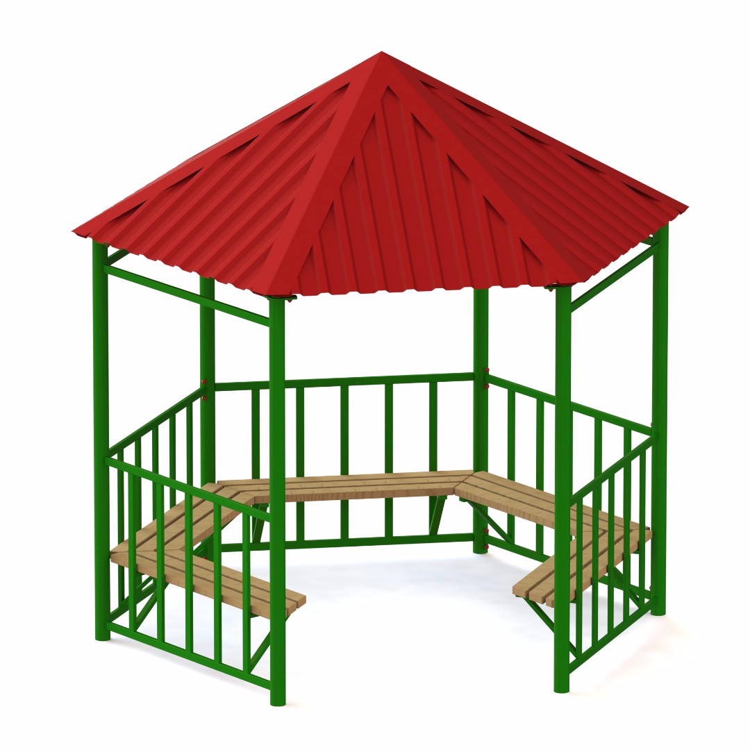 PAWD01.01.01-MB.MD ПАРУС Wide 1, беседка LAB.Space  - Вид №1