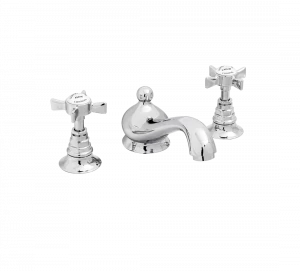 Gentry Home Смеситель для раковины Style на три отверстия с всплывающей пастой Ascot Хром GH102958