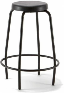 Linea Fabbrica Высокий табурет с подставкой для ног Duke