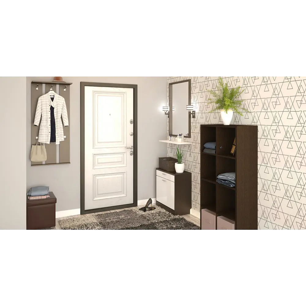 Каркас закрытой обувницы 63x62x30 см ЛДСП цвет венге 18160686 STLM-2119709 Santreyd  - Вид №9