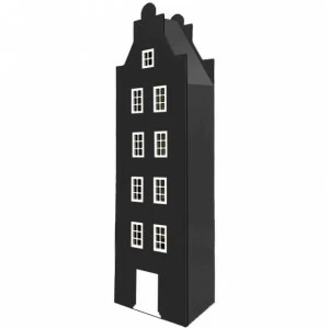 Шкаф-домик детский левый "Амстердам-7-XL" МАНДАРИН АМСТЕРДАМ 178625 Черный