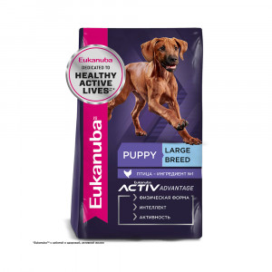 ПР0033541 Корм для щенков для крупных пород сух. 15кг Eukanuba