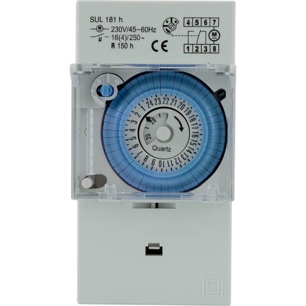 ABB STLM-0017730: Механический суточный таймер для DIN-рейки 82019125  - Вид №1