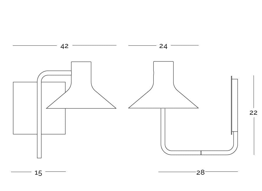 Регулируемая железная настенная лампа ZAVA Sister ARCH-00088563 - Вид №6