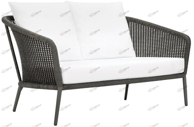 JANUS et Cie 2-х местный диван в морской веревке Knot sun-id-1489931