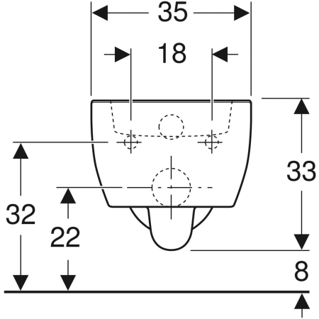 204030000 Подвесной унитаз настенный Белый Geberit  Германия  - Вид №3