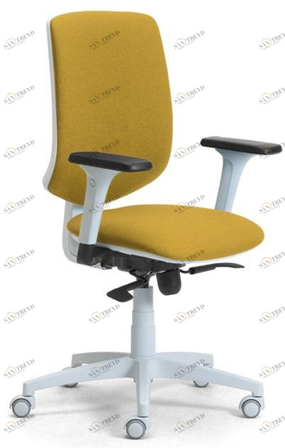 Офисный стул с регулируемой высотой из ткани с подлокотниками  129252 Santreyd 