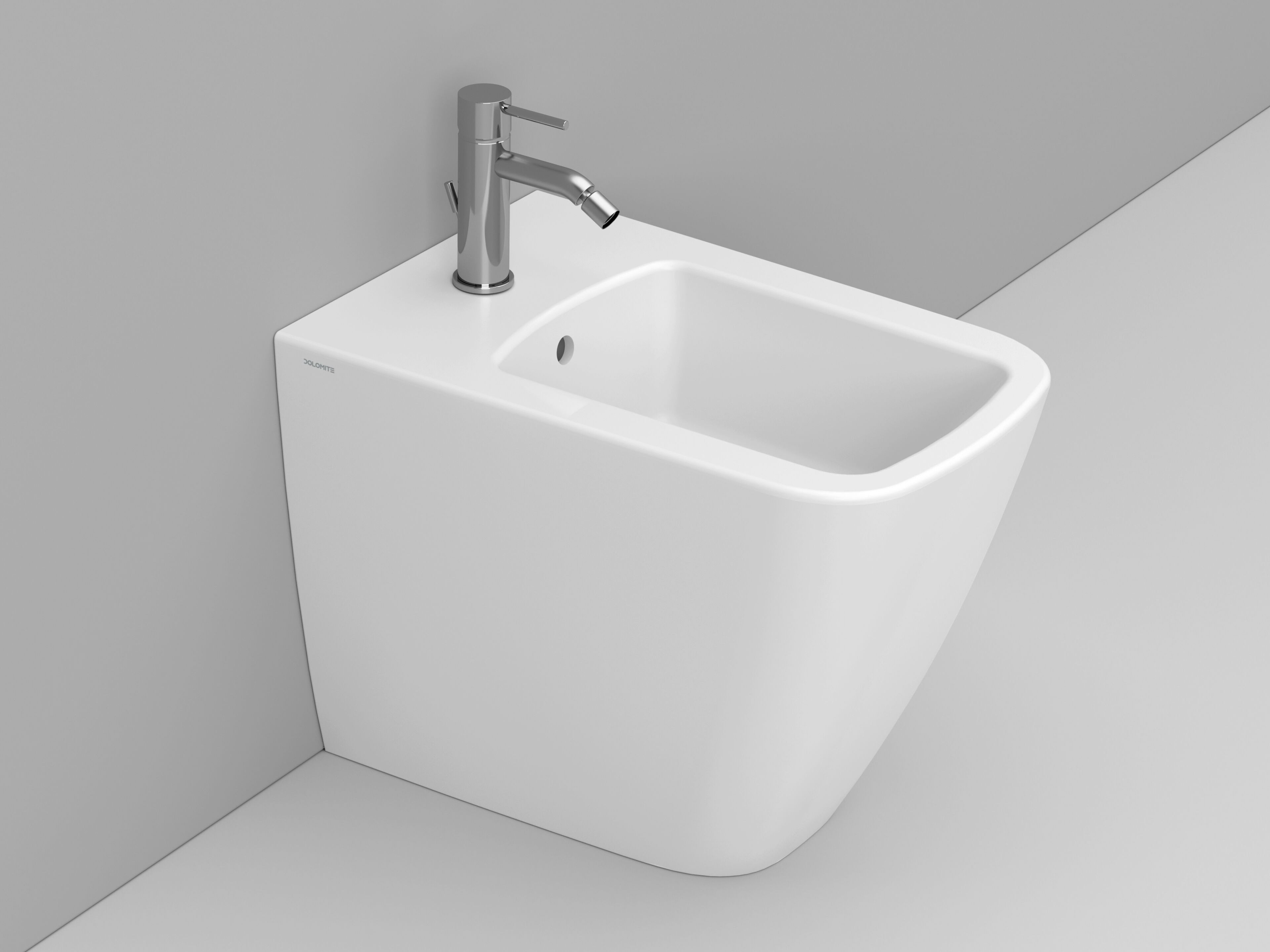 Керамическое напольное биде с переливом Ceramica Dolomite ARCH-00148386