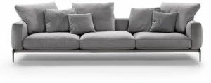 Flexform 3-х местный тканевый диван со съемным чехлом Romeo