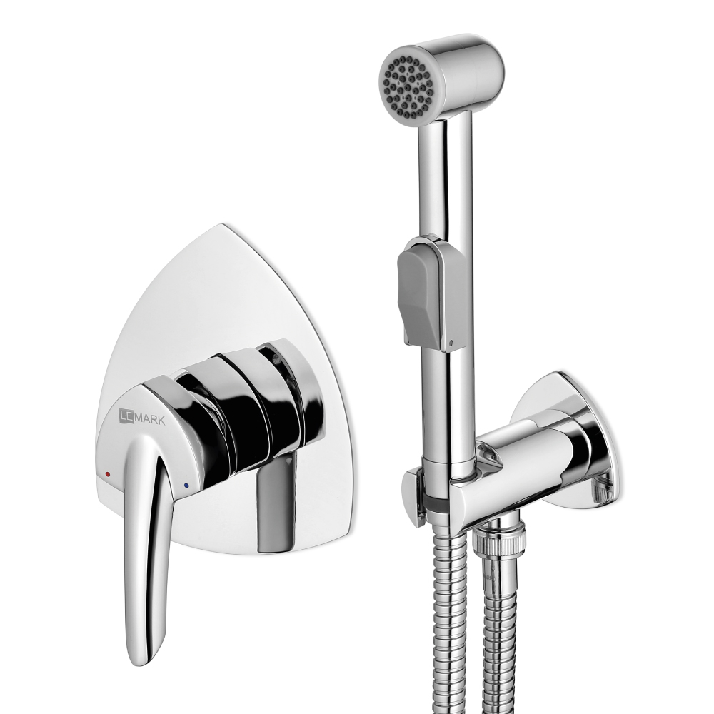 LM3519C Смеситель Mars с гигиеническим душем, встраиваемый LEMARK MARS - Вид №2