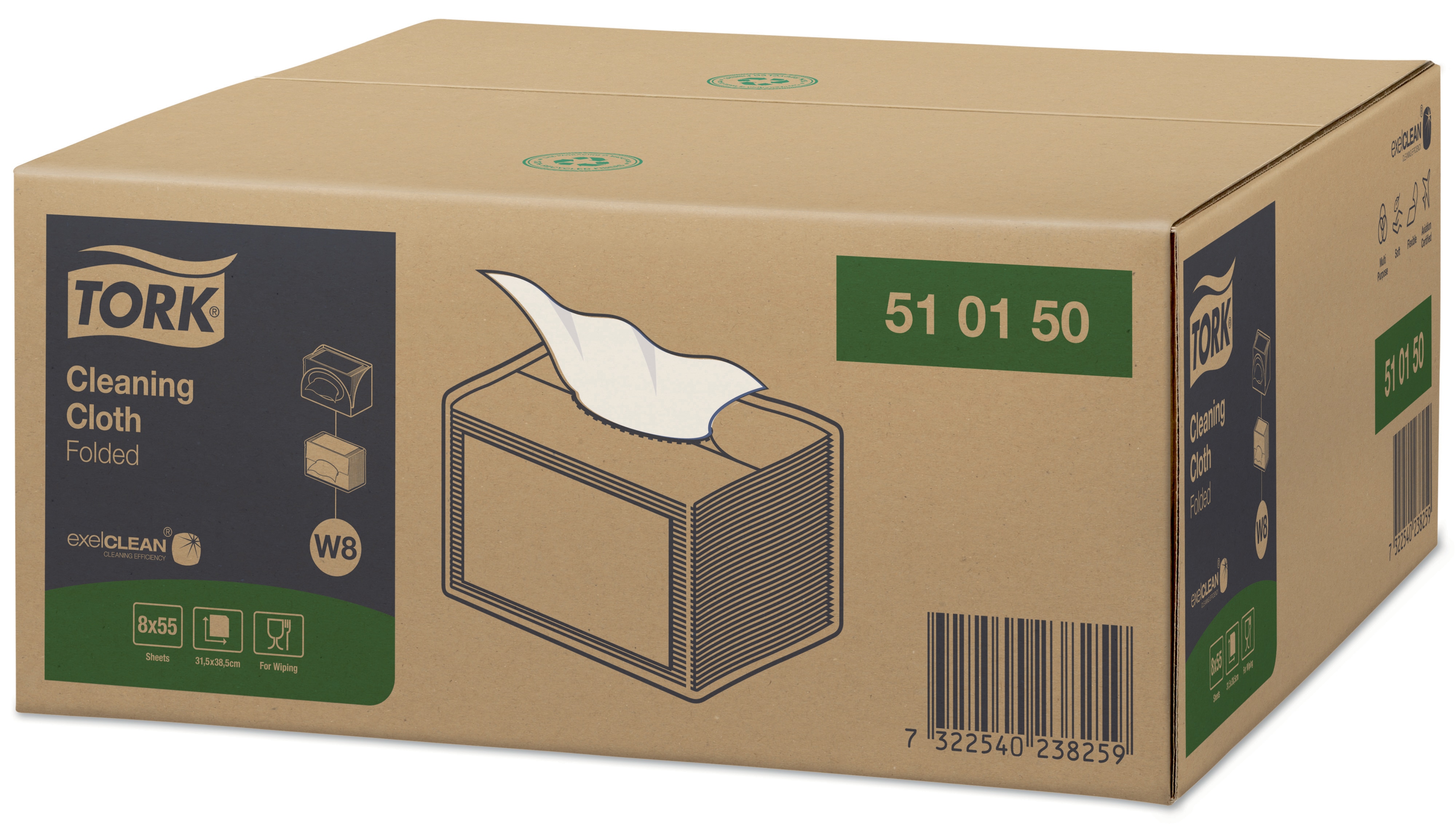 51015050 Универсальное нетканое полотно Tork  - Вид №2