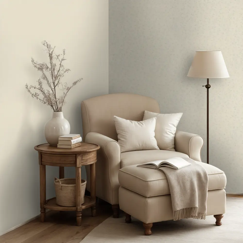 Обои флизелиновые Euro Decor Sylvia бежевые 1.06 м ED7339-21 89460703 STLM-2167503 - Вид №4