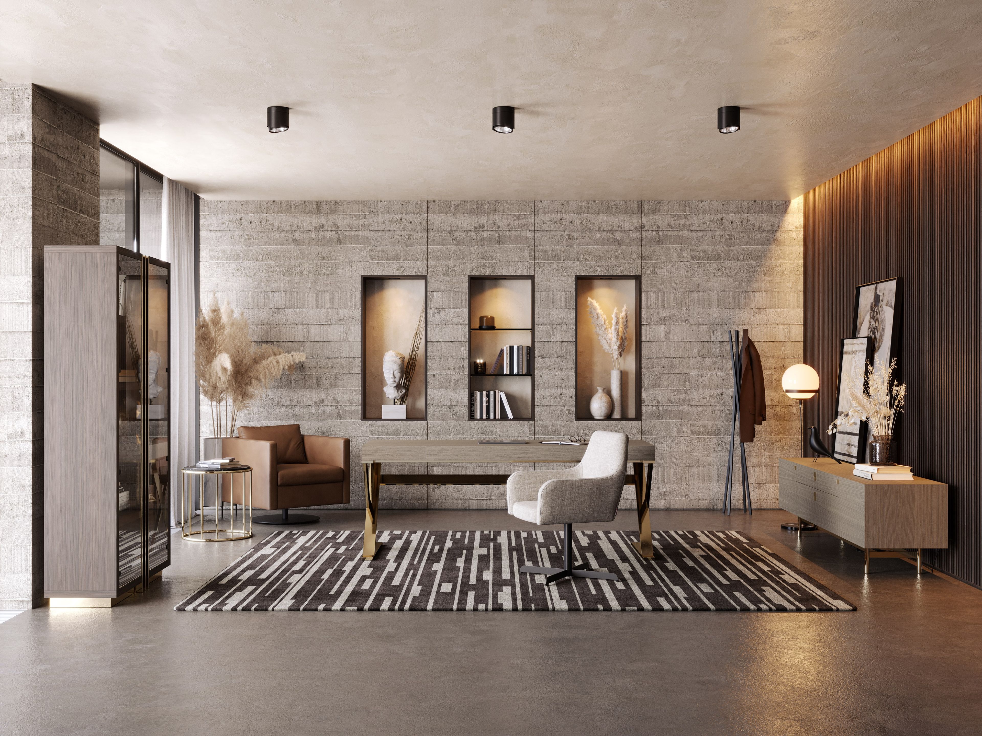 Железная напольная вешалка Laskasas TWISTED ARCH-00139867 - Вид №2