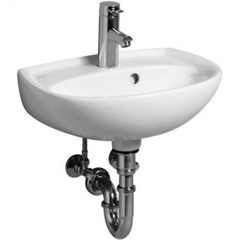 273045000 Подвесная раковина настенная круглая Keramag  белая  - Вид №4