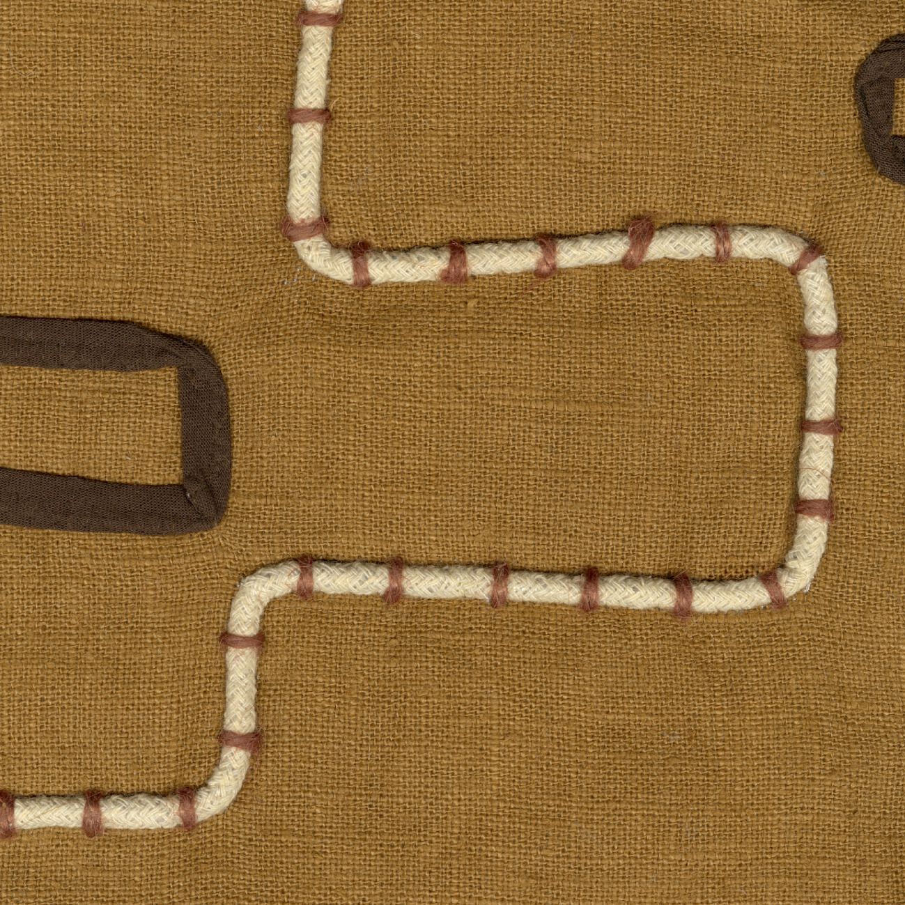 Льняная вышитая ткань для штор Élitis Baléares ARCH-00092498 - Вид №3