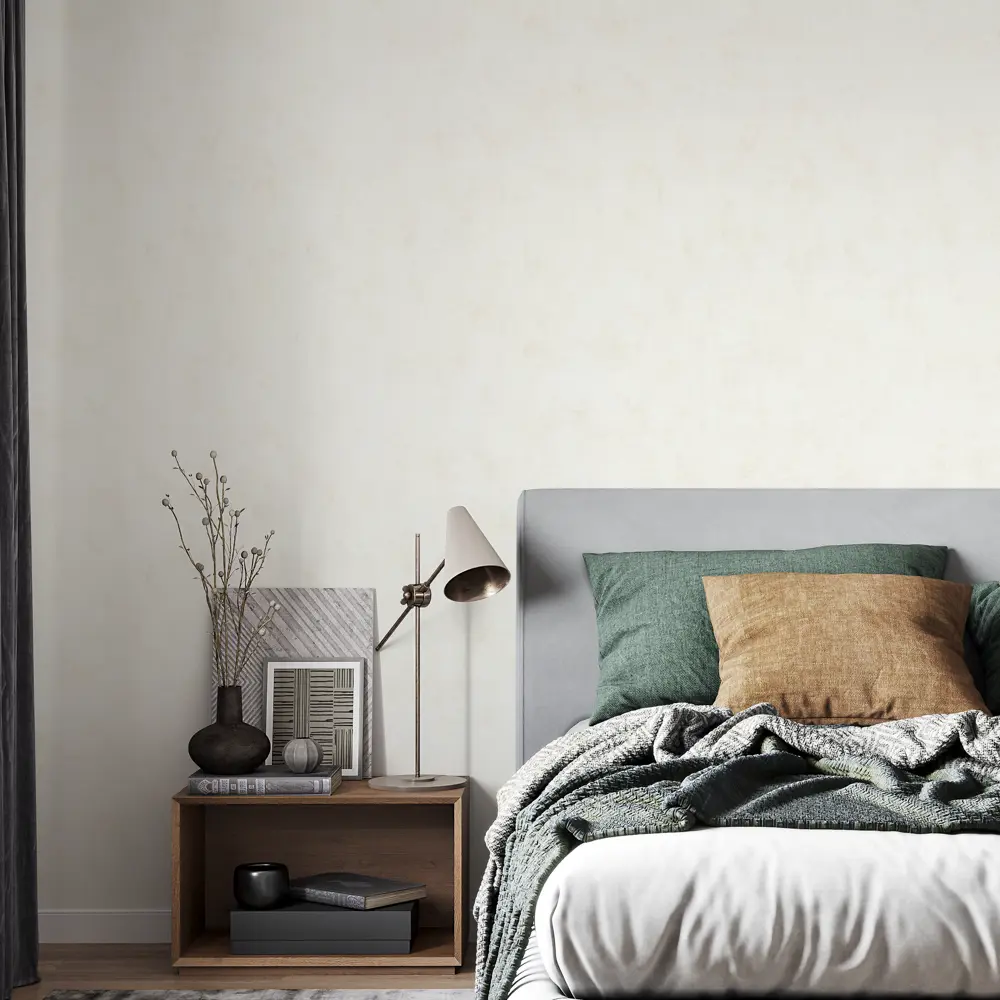 INSPIRE Decobeton: Флизелиновые обои светло-бежевые для стильного интерьера 89344378 STLM-0817758 - Вид №2