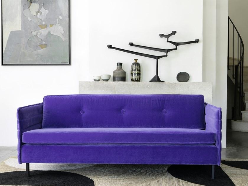 Élitis Однотонная бархатная ткань sun-id-1450951 - Вид №1