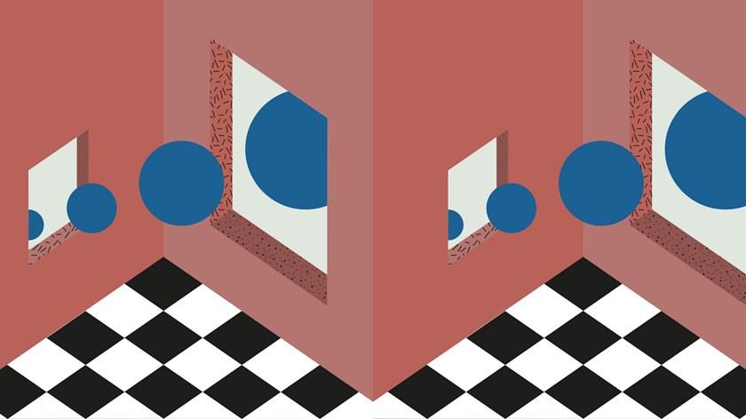 Baboon Геометрические огнестойкие виниловые обои Pattern sun-id-1411636 - Вид №5