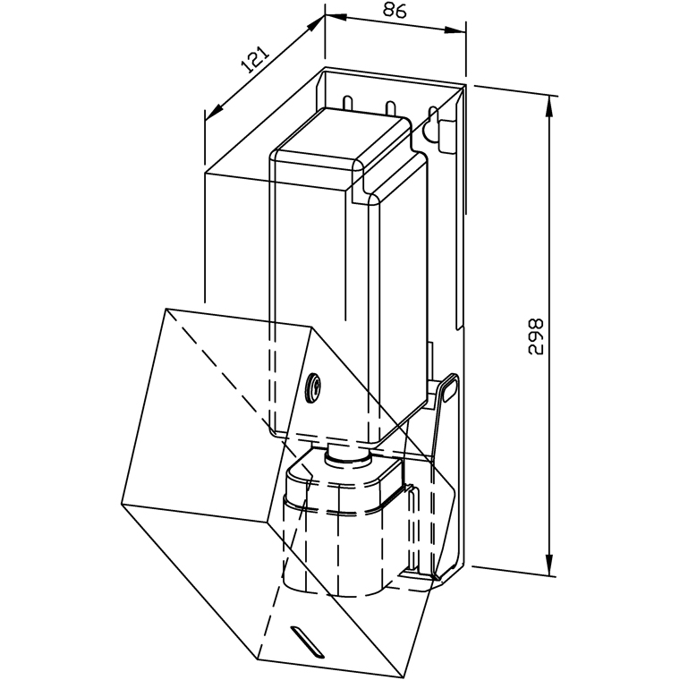 727306 Сенсор - дозатор жидкого мыла WP102e WAGNER_EWAR A-LINE Wagner Ewar  - Вид №1