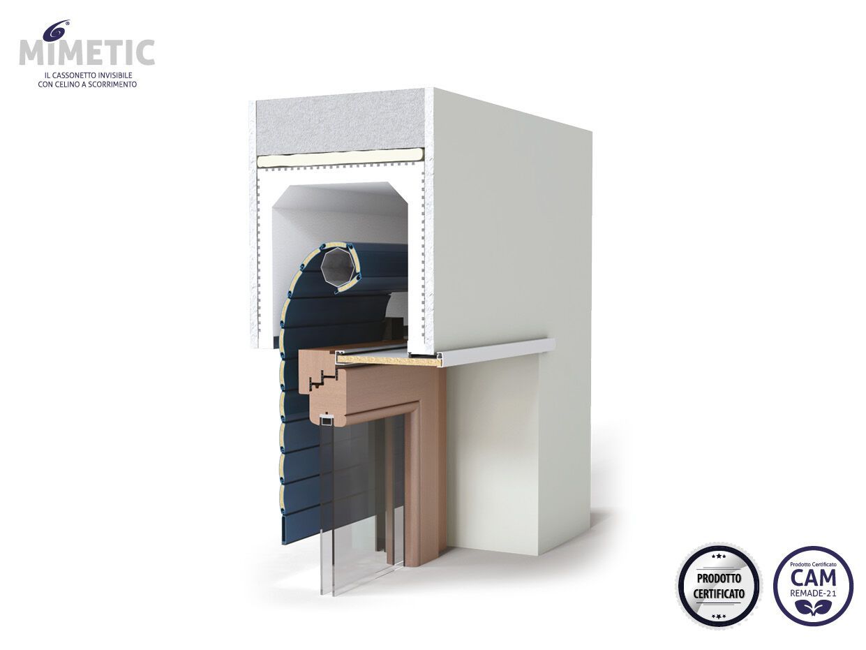 Сборный мусорный контейнер для рольставней Sei System MIMETIC ARCH-00031481