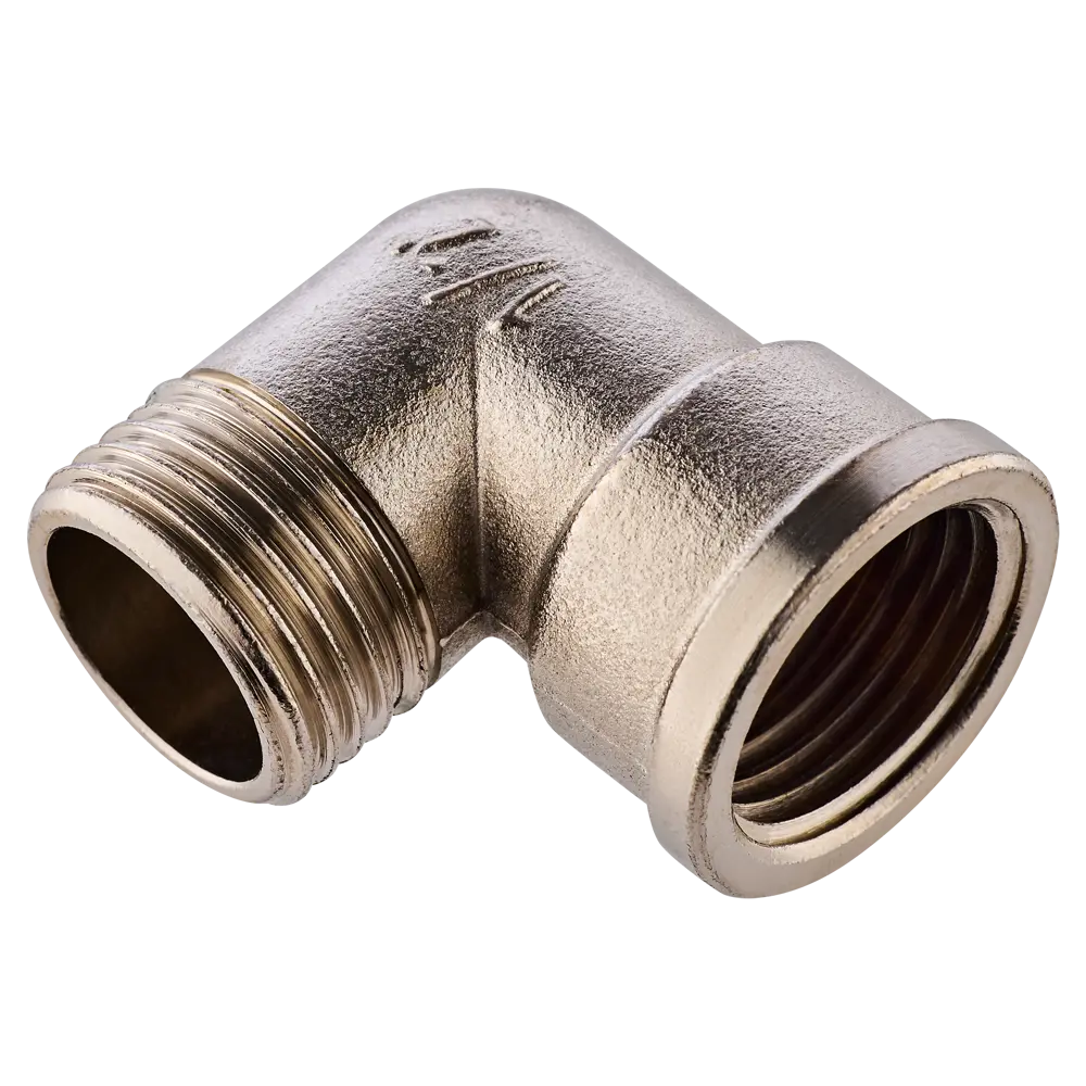 Угол переходной 90° MONLID 1/2" ВР-НР мм никелированная латунь STLM-2018943 - Вид №1
