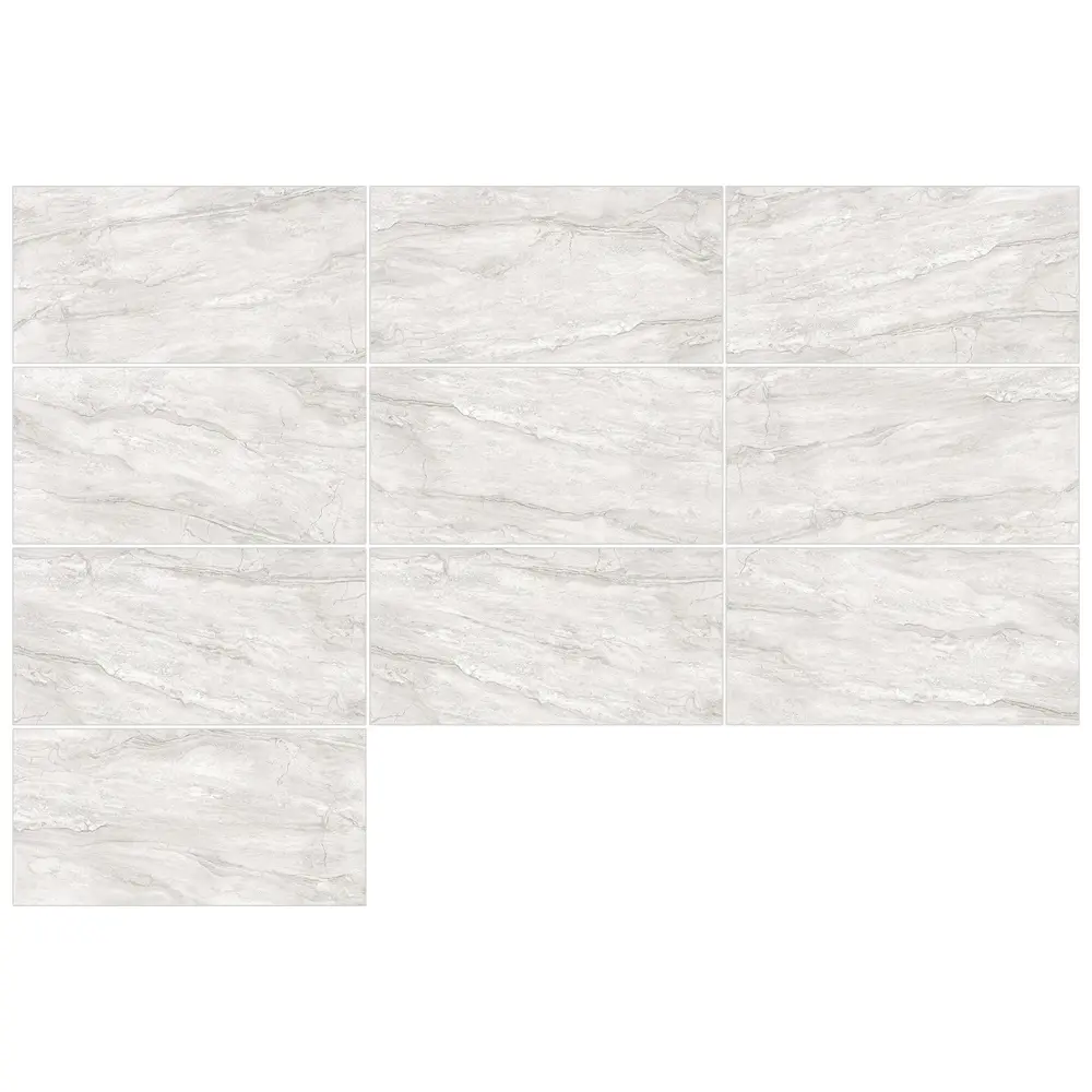 Глазурованный керамогранит Alma Ceramica Marfil 60x120 см 1.44 м² лаппатированный цвет светло-серый 89458958 STLM-2099737 - Вид №2