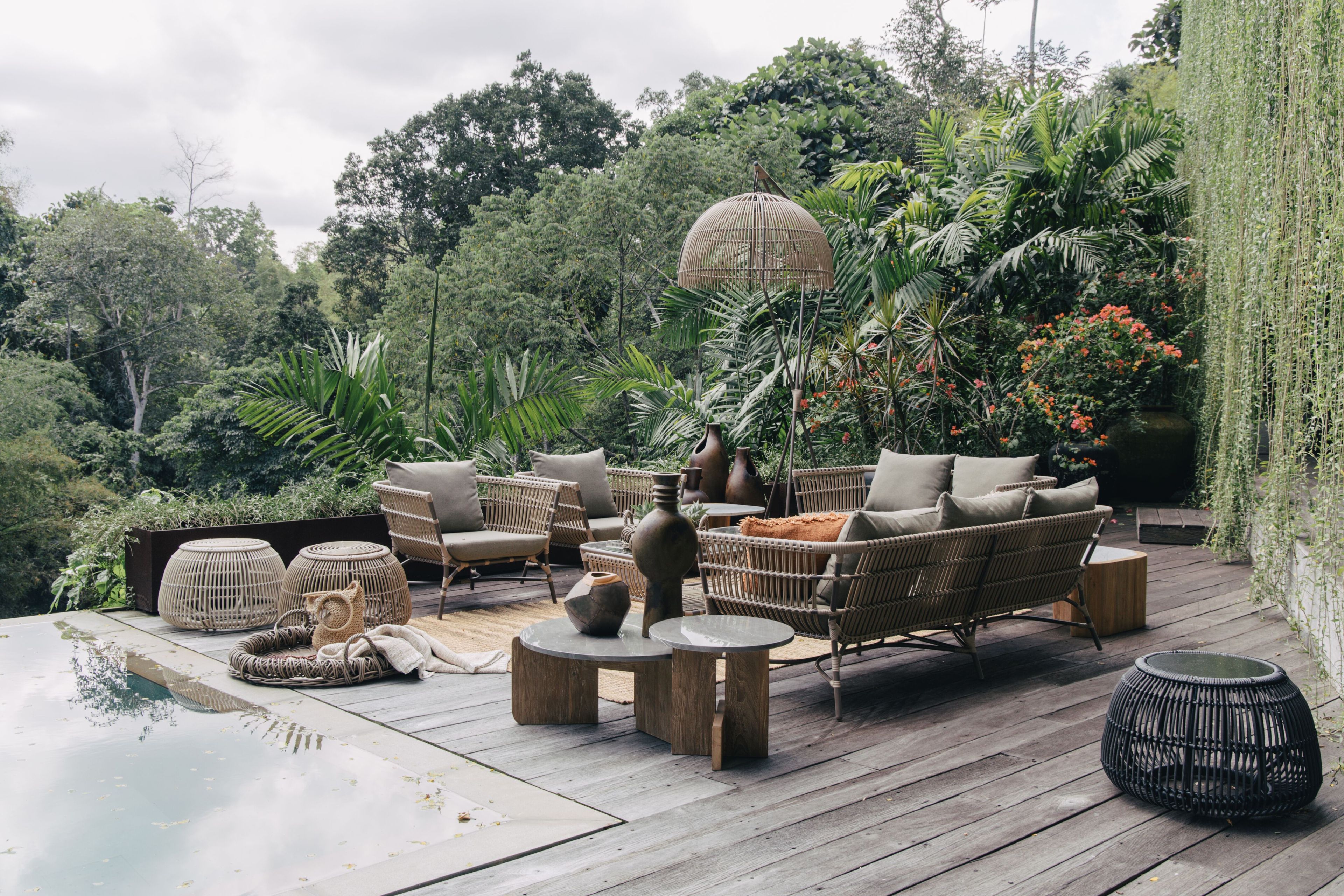 3-местный садовый диван из синтетического волокна cbdesign ARCH-00042365 - Вид №2