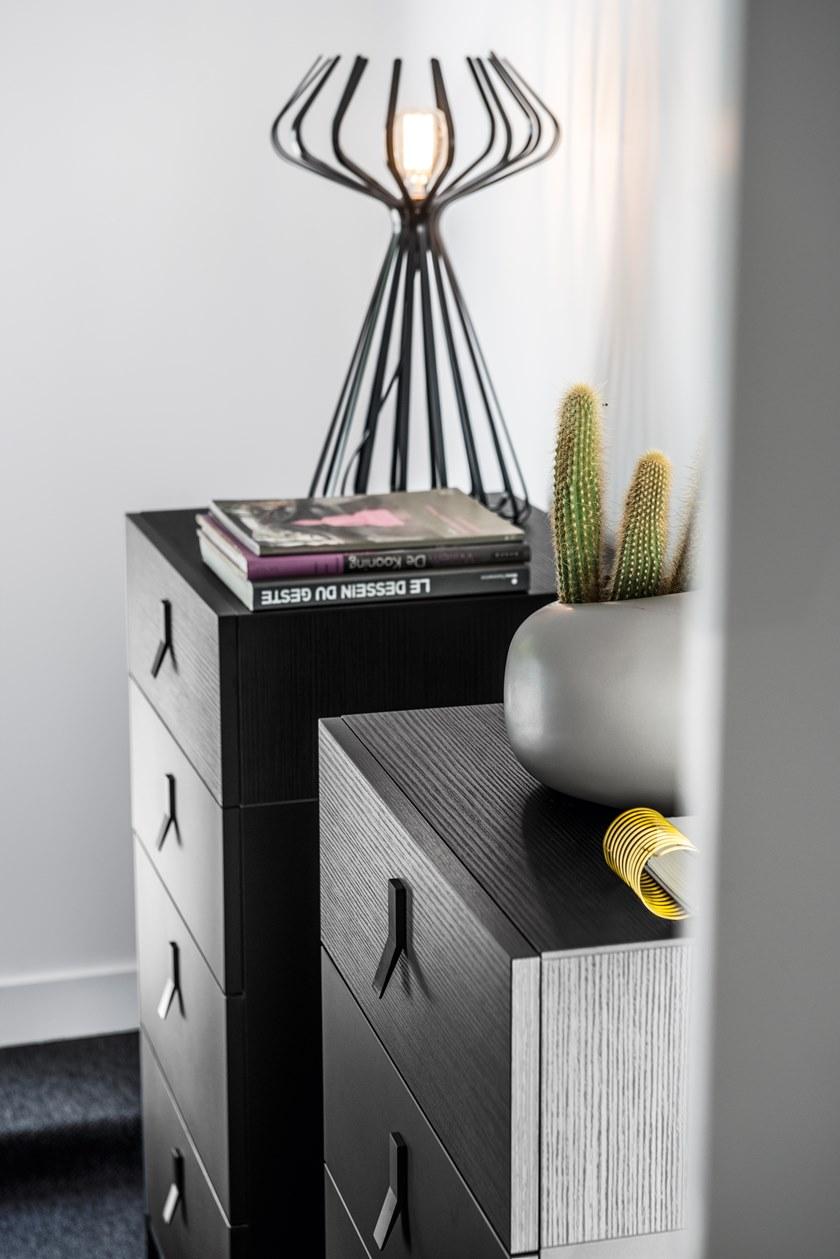 GAUTIER Комод из меламина со встроенными ручками Intense 1b41160 - Вид №1