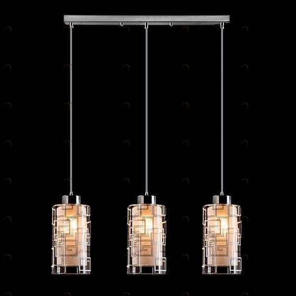 Подвесной светильник Eurosvet 50002/3 хром EUROSVET 50002 198592 Белый 