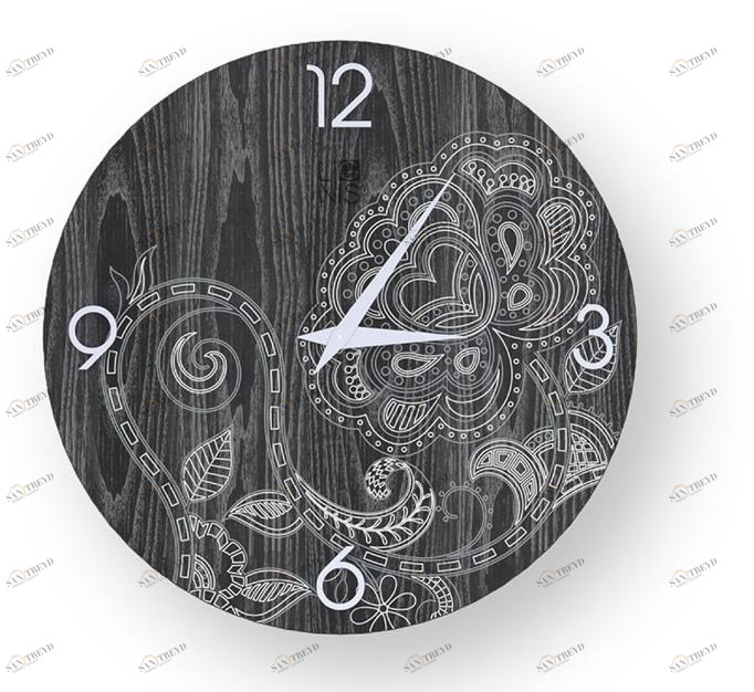 LIGNIS® Настенные часы из дерева с лепниной Dolcevita marrakech 10.049 / 10.127