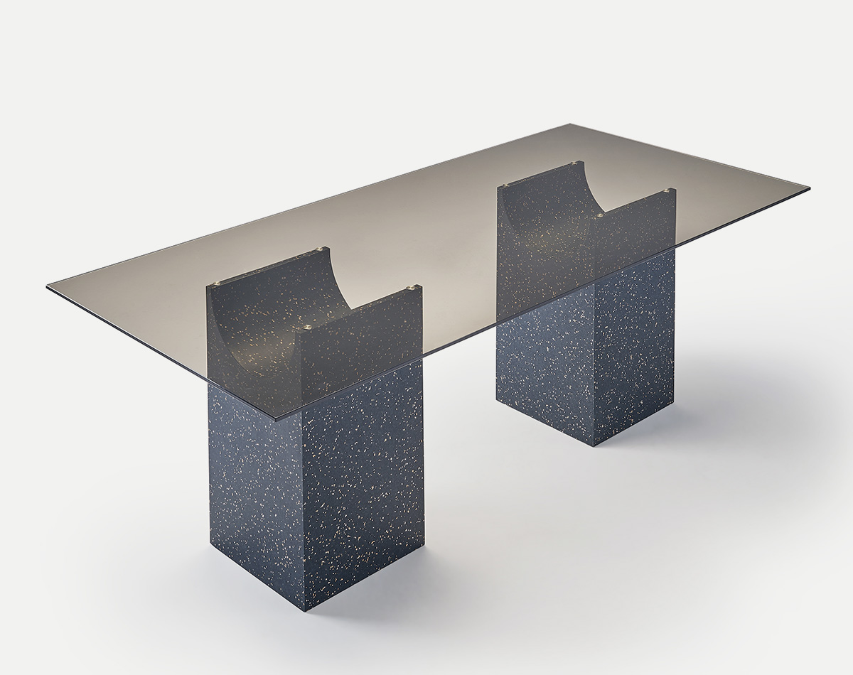 095469 Обеденный стол IQ/стекло SANCAL Vestige - Вид №1