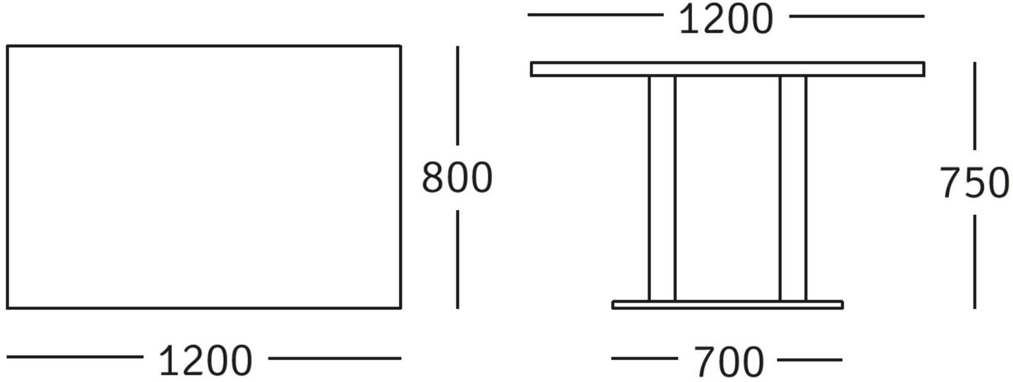 ROSSIN Прямоугольный стол в мдф Aris sun-id-1401277 - Вид №2