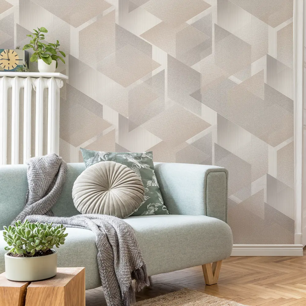 Обои флизелиновые Walldecor Малевич темно-бежевые 1.06 м 75222-22 89361471 STLM-2170482 - Вид №2
