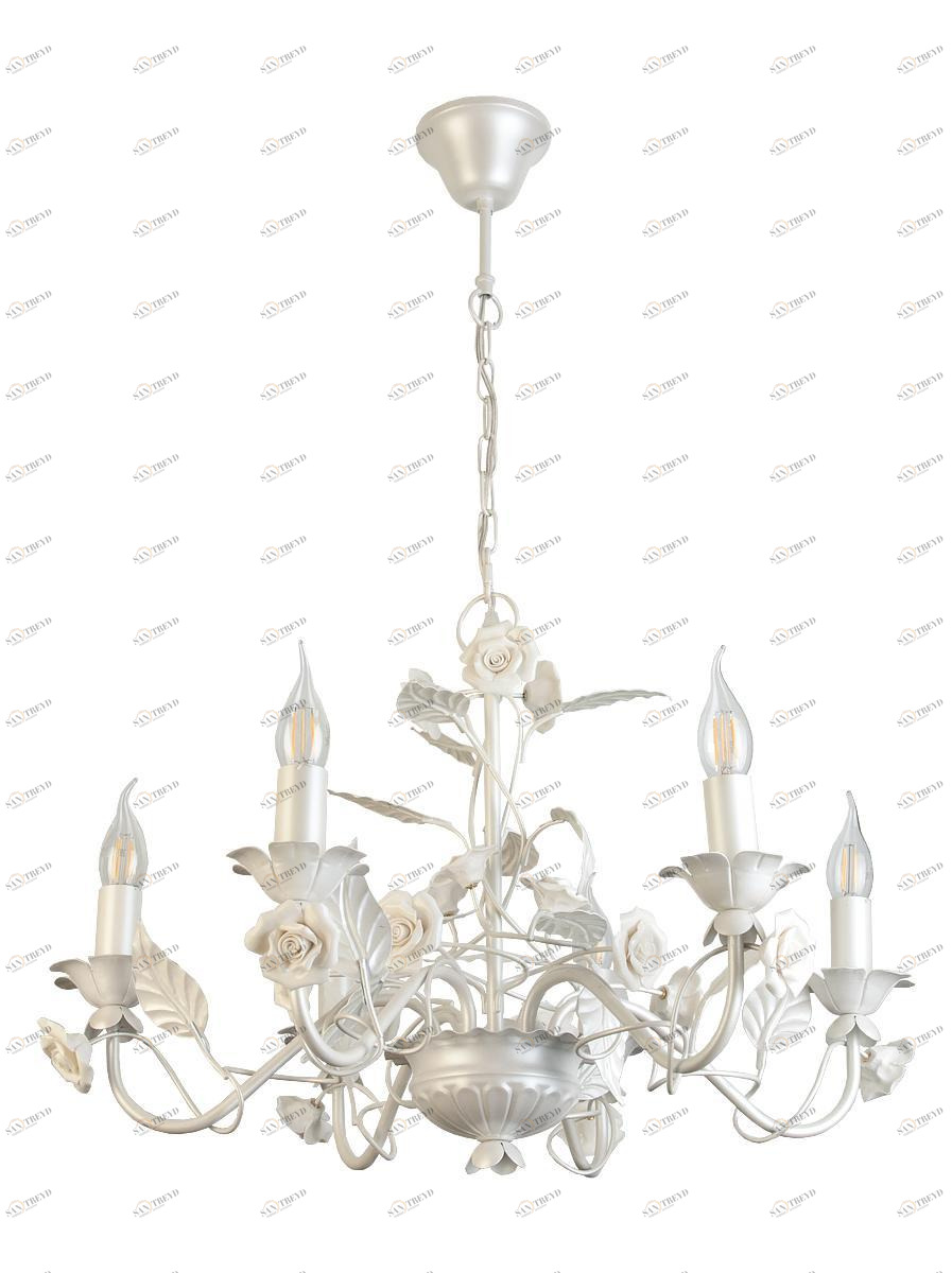 Подвесная люстра Toplight Lynda TL5910D-05WH TOPLIGHT ДИЗАЙНЕРСКИЕ, LYNDA 186073 Белый 