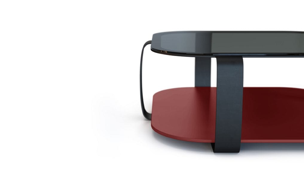 Стеклянный квадратный низкий журнальный столик ROCHE BOBOIS INTERMEDE ARCH-00149667 - Вид №1