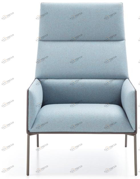 Кресло с обивкой из ткани с подлокотниками Chic air Santreyd sun-id-1357909