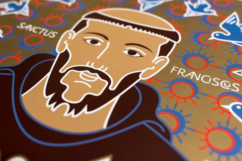 TuttiSanti Печать на мелованной бумаге San francesco sun-id-1351990 - Вид №2