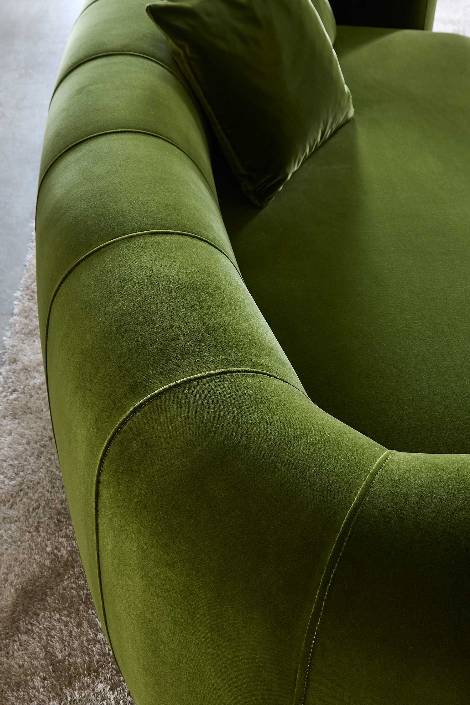 Секционный диван из изогнутой ткани Marelli Milo ARCH-00053762 - Вид №9