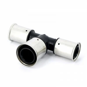 Тройник пресс PVDF HENCO 32х40х32