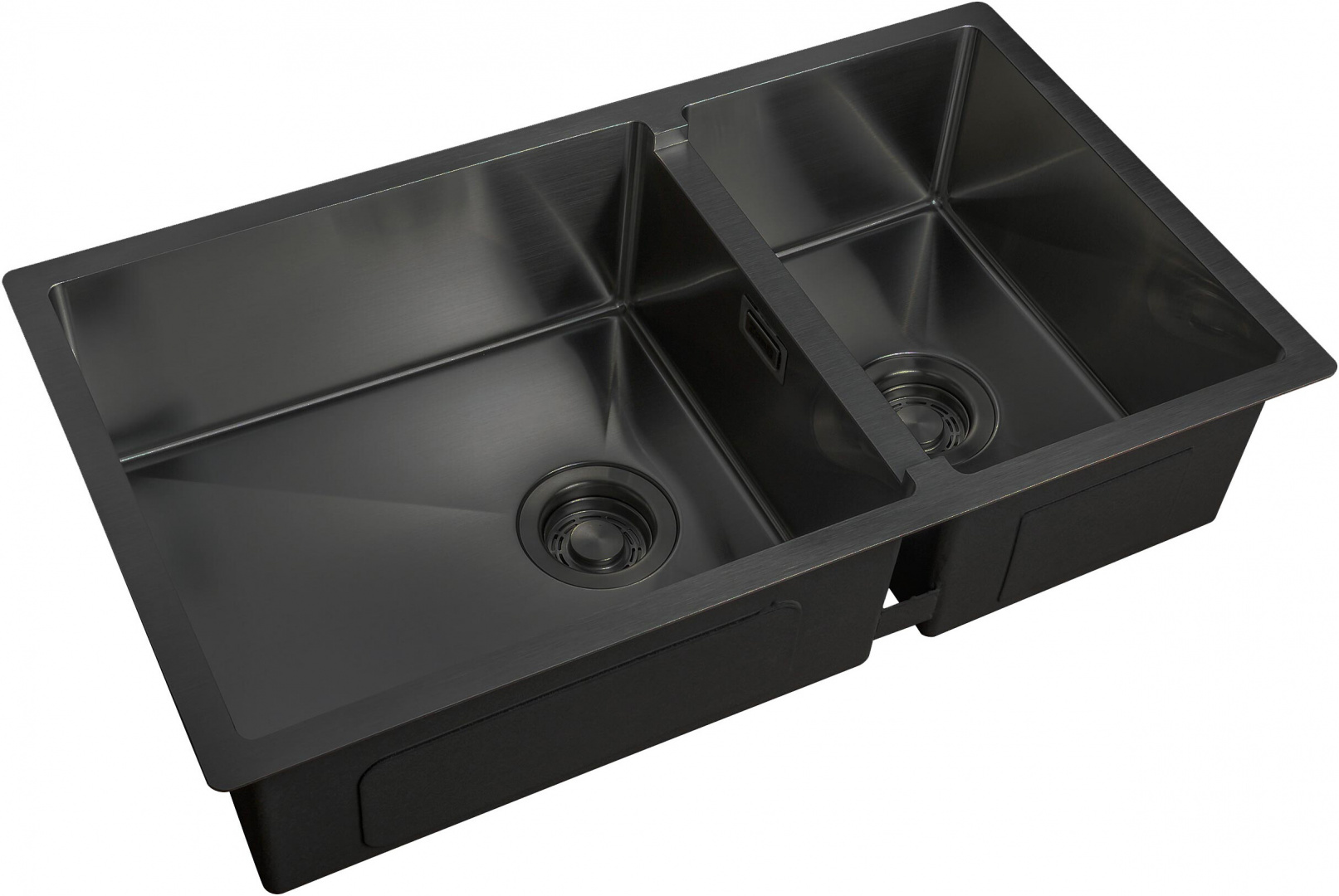 Мойка кухонная ZorG Light ZL R 780-2-440 GRAFIT из нержавеющей стали, графит