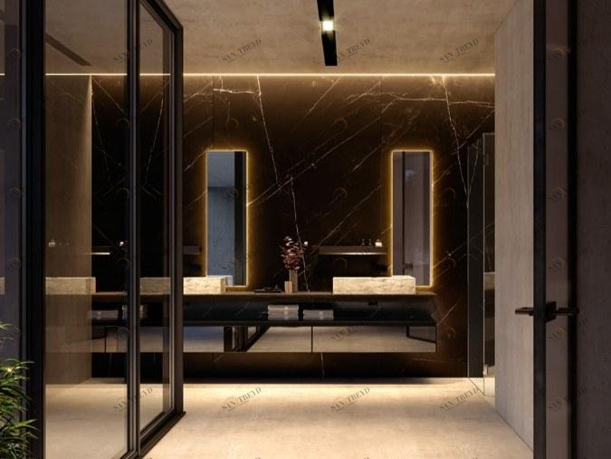 Ideagroup Тумба под умывальник подвесная двойная Cubik sun-id-1403794