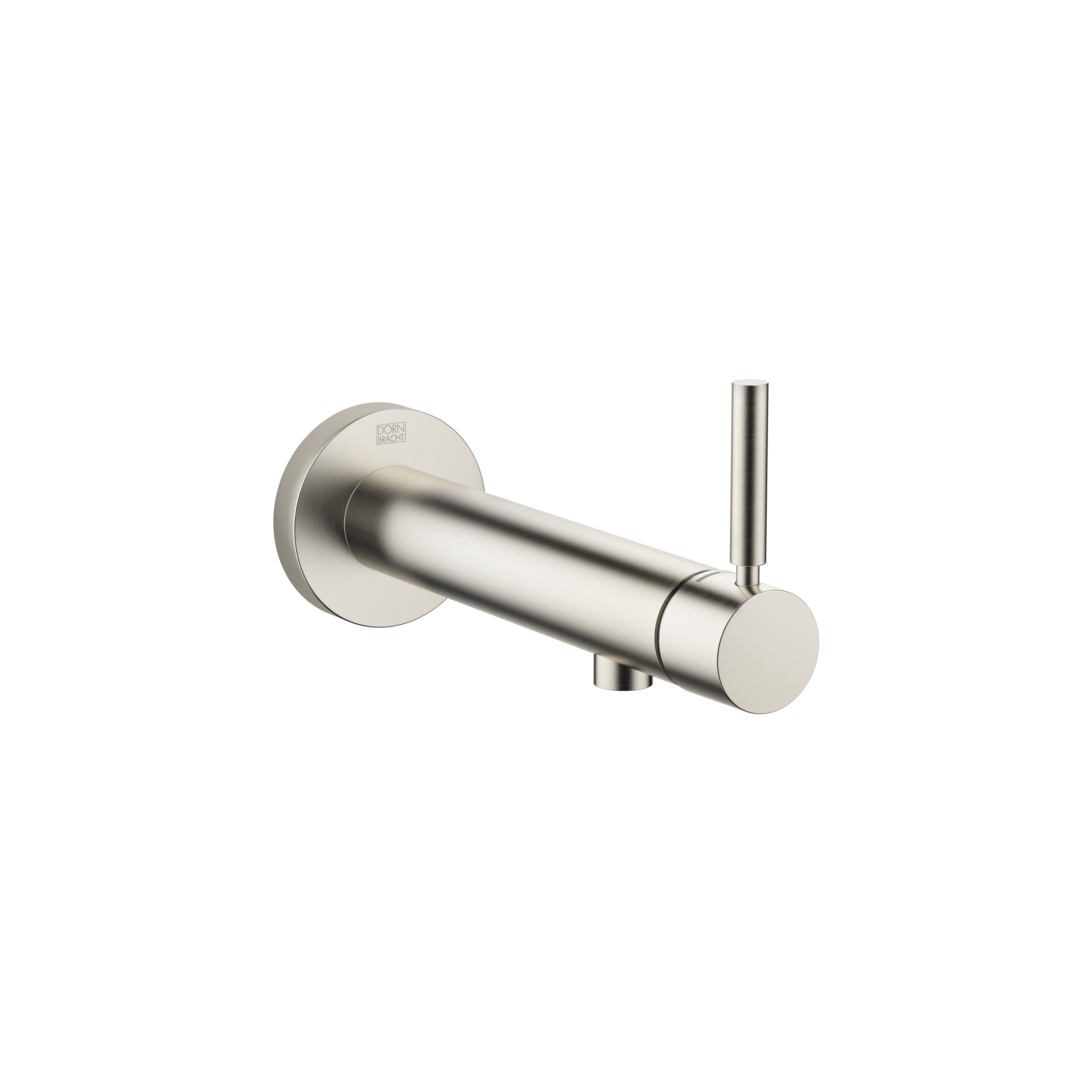 МЕТА Смеситель для раковины, однорычажный, настенный, без донного клапана - Матовая платина DornBracht 36804661-06