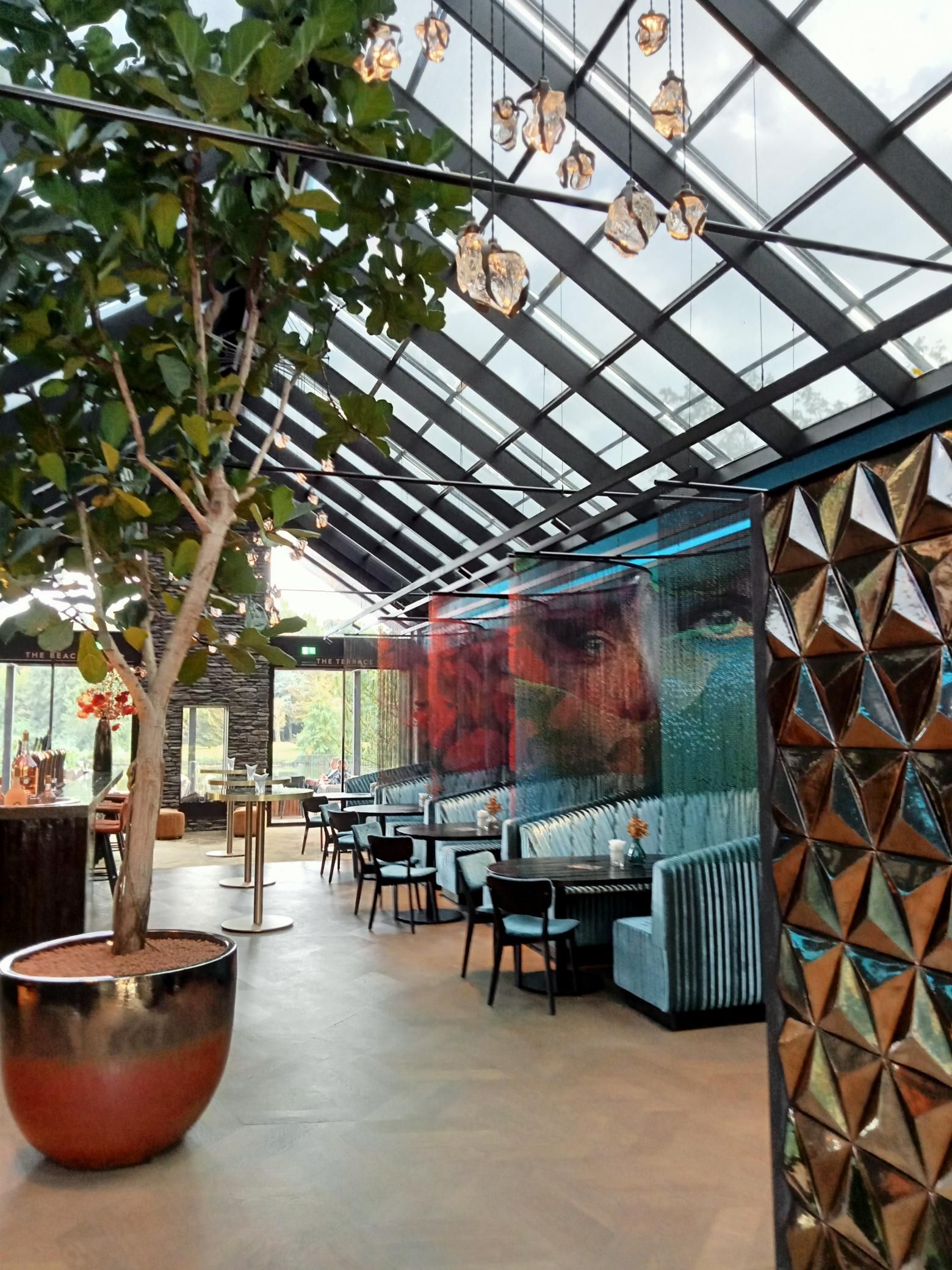 Алюминиевая проволочная палатка Kriskadecor SPACE DIVIDER - RESTAURANT ARCH-00050833 - Вид №19