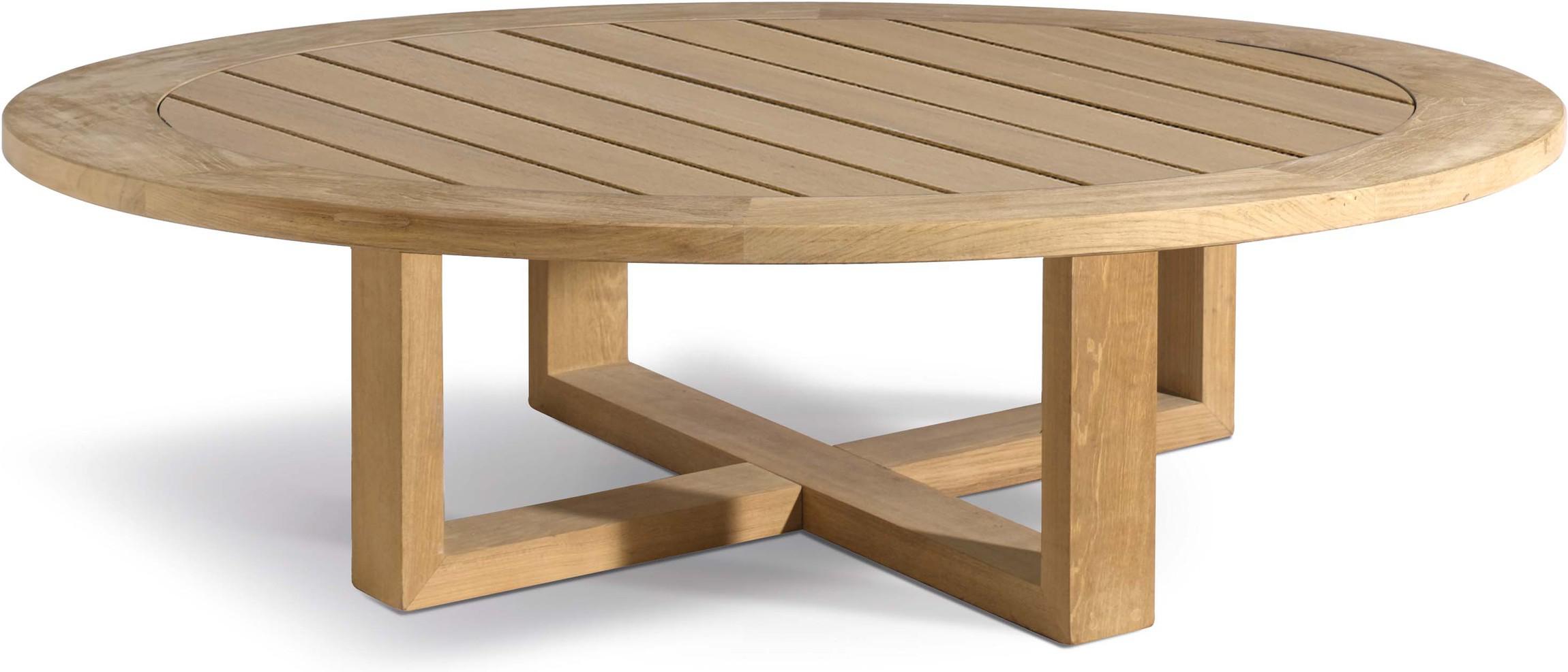 MNST115 Журнальные столики teak ⌀130см Manutti Siena