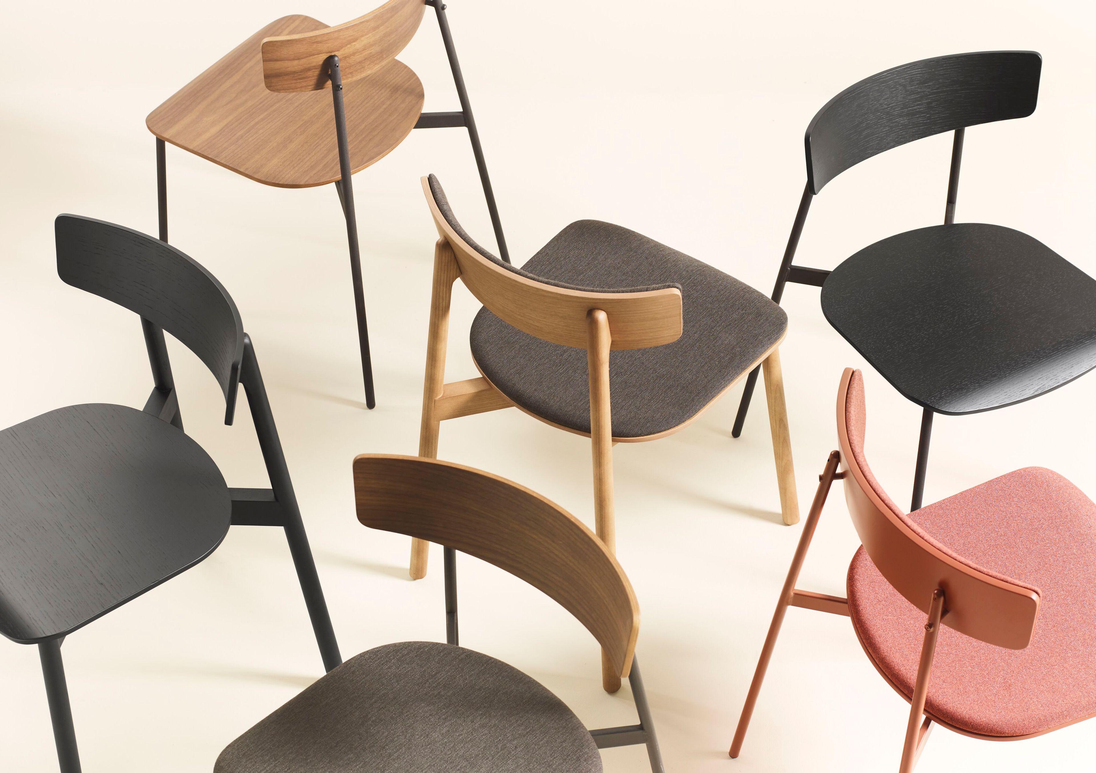 Дубовый стул с открытой спинкой TREKU KOL ARCH-00006090 - Вид №1