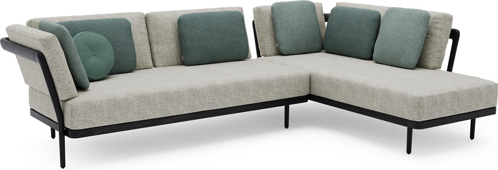 MNST289 Concept 7 teak nero черный Manutti Flex