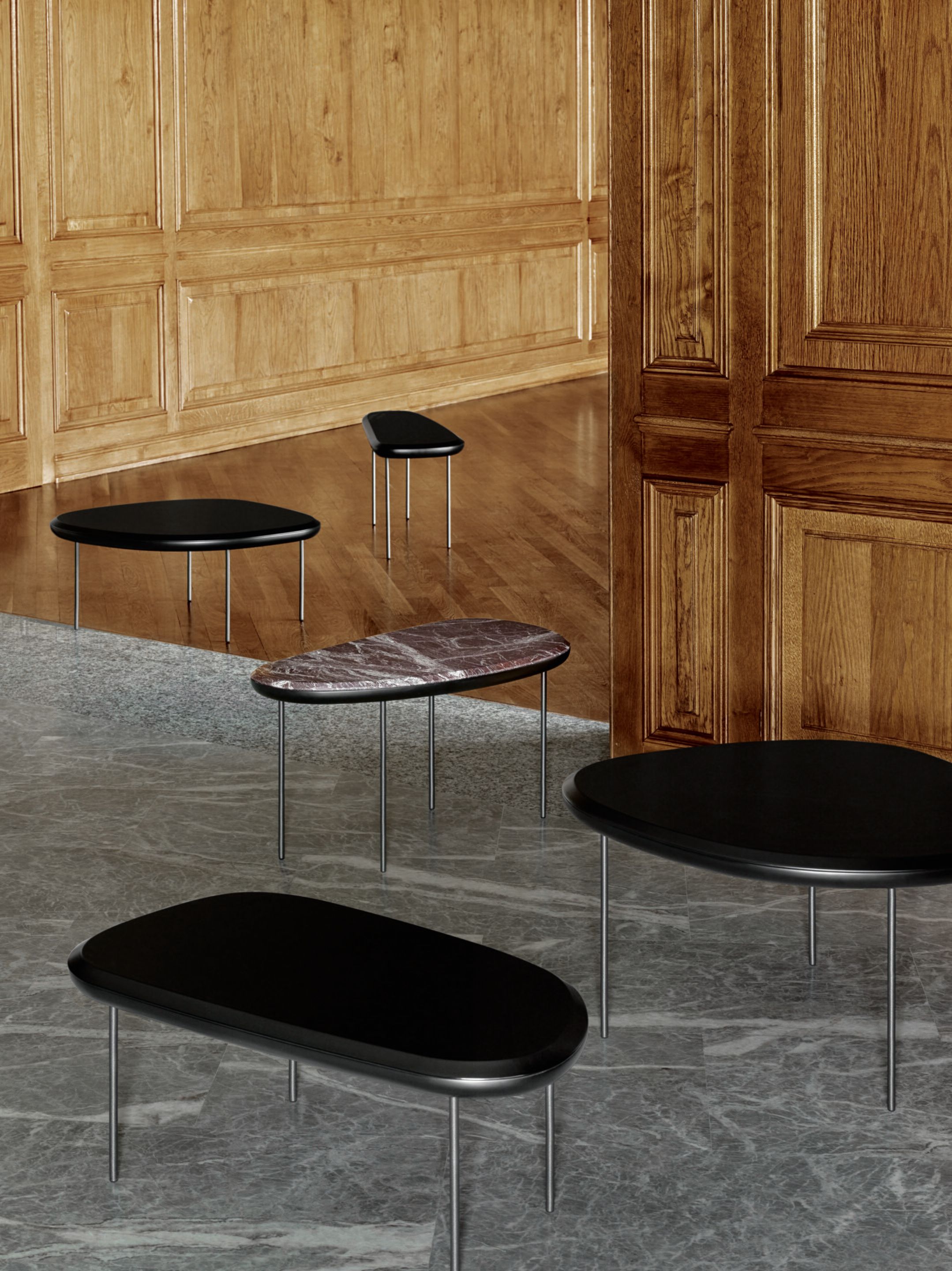 Деревянный низкий журнальный столик Living Divani Pebble ARCH-00091627 - Вид №7