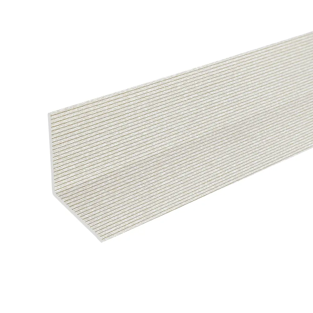 Угол ПВХ универсальный Лен 23x23x2700 мм бежевый 89452638 STLM-2176591 DEKOR PANEL  - Вид №1