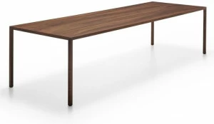 MDF Italia Прямоугольный стол из национального ореха Tense