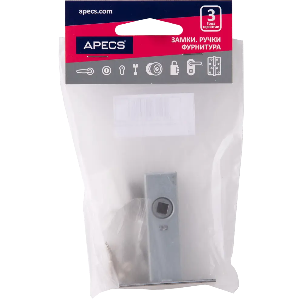 Защёлка межкомнатная Apecs, цвет никель STLM-2025319 - Вид №1